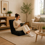 Load image into Gallery viewer, Desmond Adjustable Floor Chair with 14 Reclining Positions - Black
