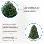 Load image into Gallery viewer, Prague Pre-Lit Artificial Spruce Christmas Tree - 4.5 ft
