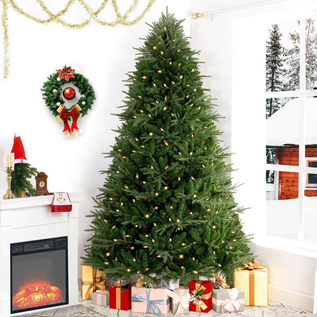 Camden Pre-Lit Christmas Tree with Warm Lights - 7.5 ft