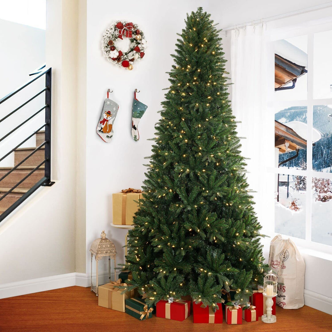 Traditional Pre-Lit Fir Christmas Tree - 7.5 ft