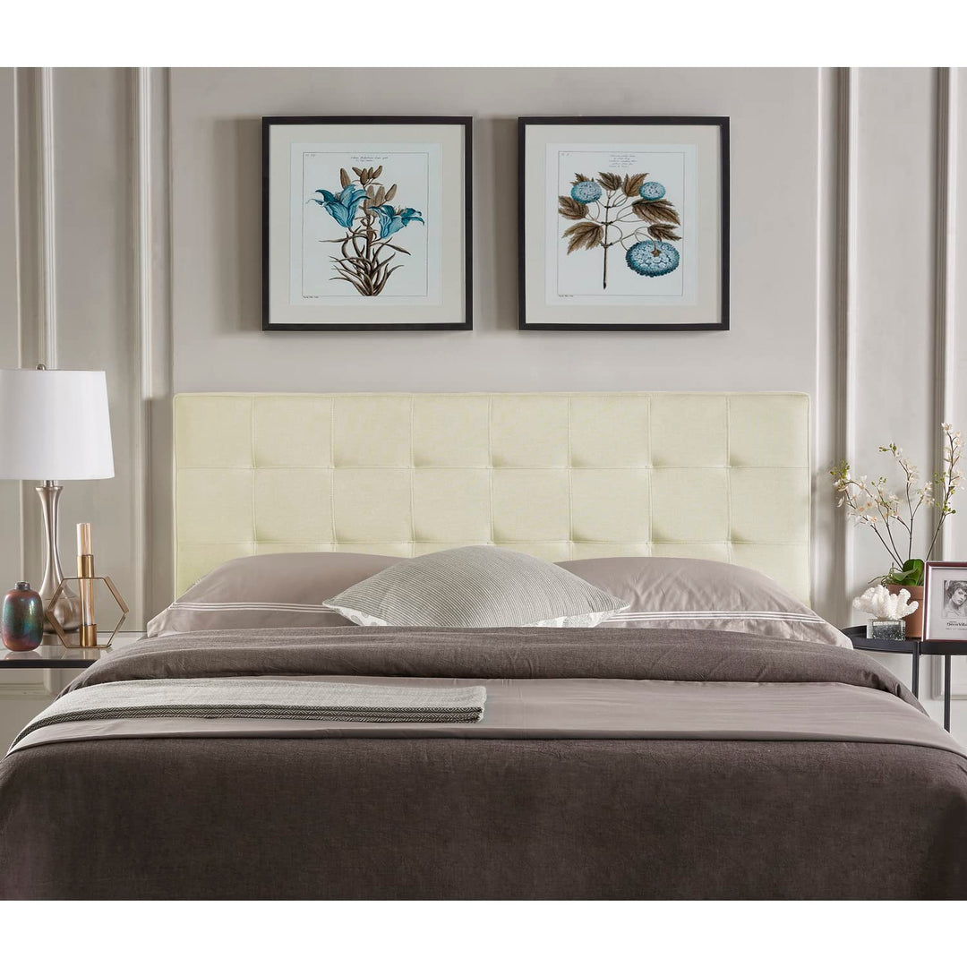 Jessenia Upholstered Headboard for Full Queen - Cream