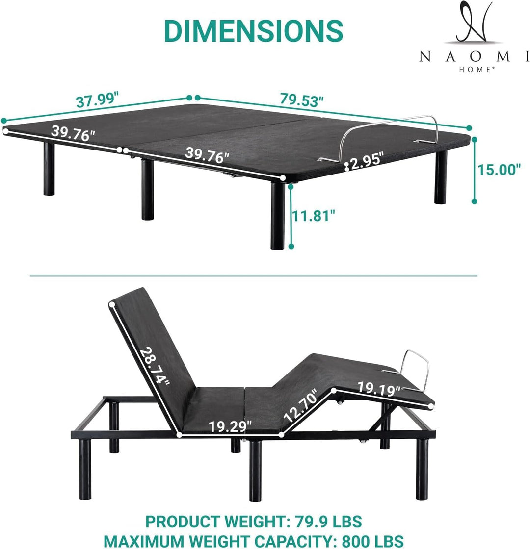 Serenity Adjustable Bed Base with Zero Gravity & USB - Twin XL