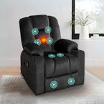 Load image into Gallery viewer, Doris Power Lift Recliner with Massage &amp; Heat - Black
