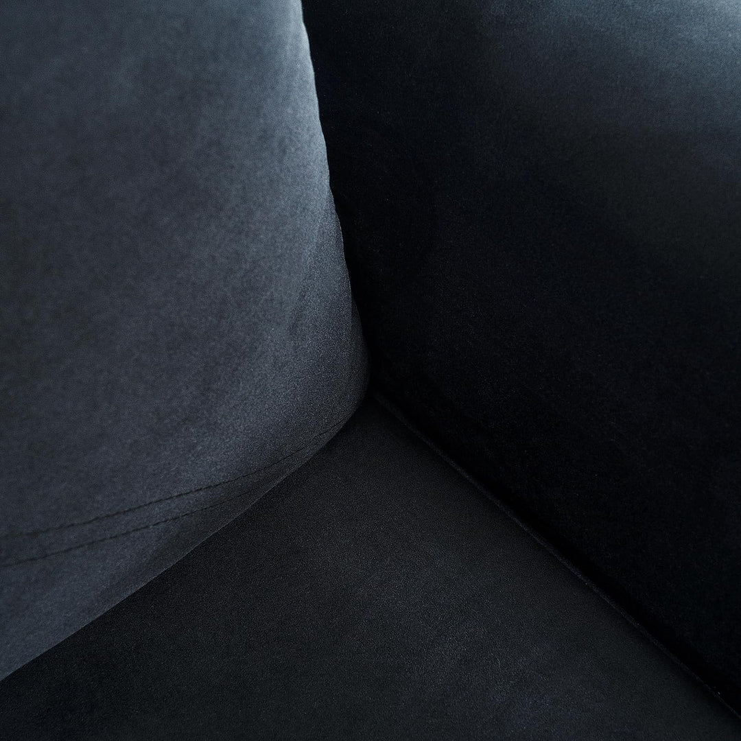 Raelynn Button Tufted Microfiber Sofa