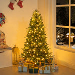 Load image into Gallery viewer, Traditional Pre-Lit Fir Christmas Tree - 4.5 ft
