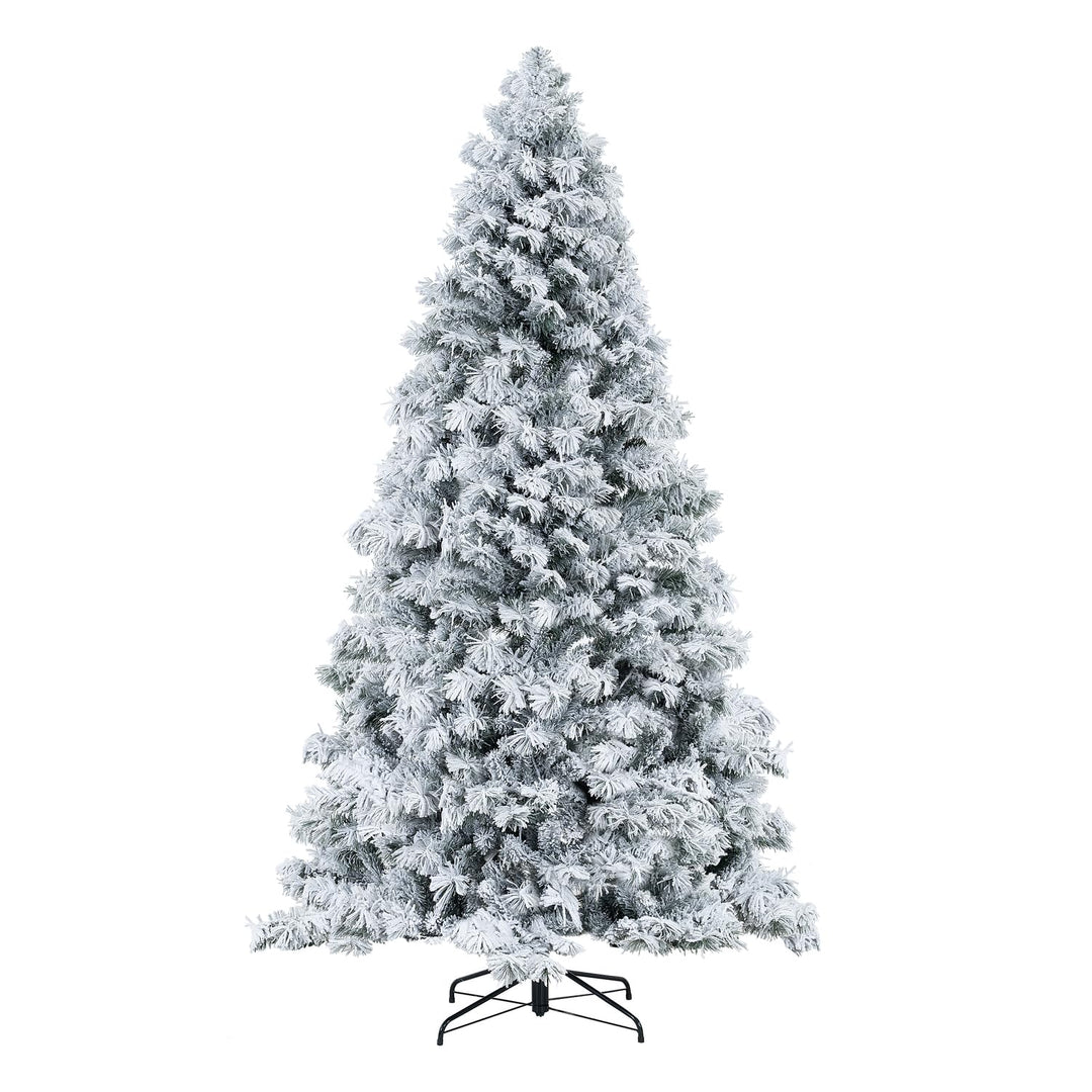 Skylar Snow Flocked Alaskan Pine Tree - 7.5 ft