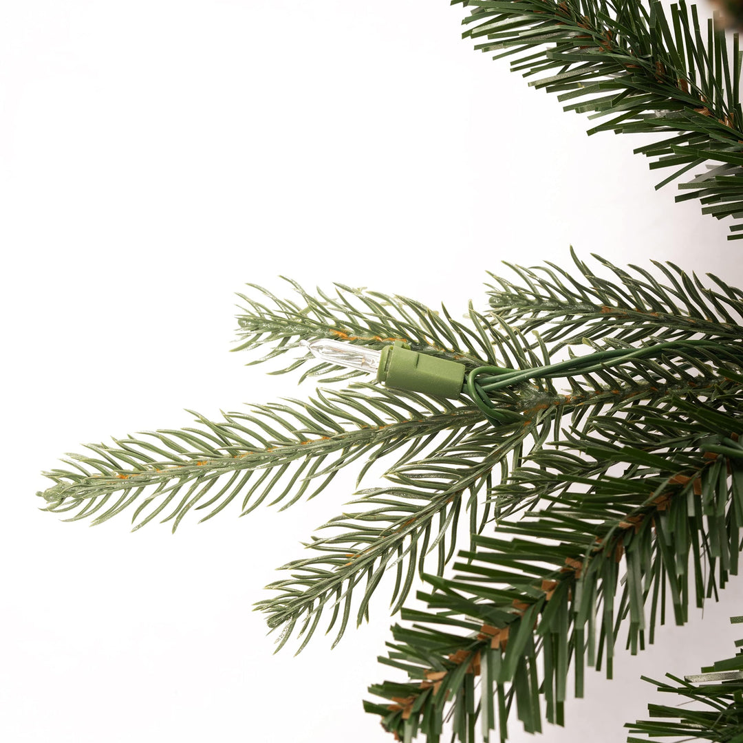 Traditional Pre-Lit Fir Christmas Tree - 9 ft