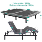 Load image into Gallery viewer, Idealbase Adjustable Bed Base with Massage &amp; USB - Queen
