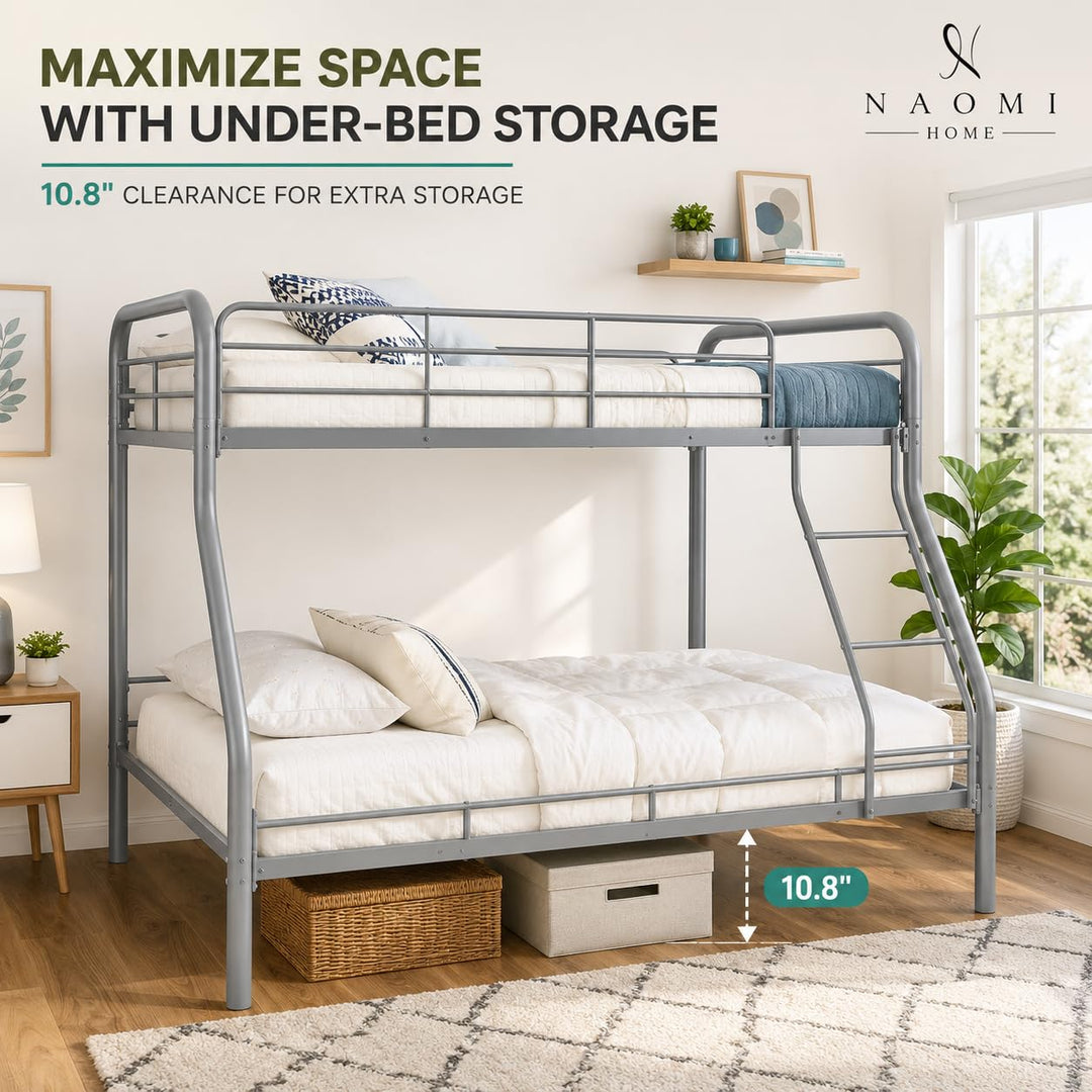 Hollywood Metal Bunk Bed - Gray