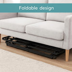 Load image into Gallery viewer, IdealBase 14" Foldable Queen Bed Frame with Steel Slats – Black
