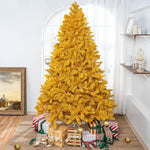 Load image into Gallery viewer, Maria Golden Pre-Lit Christmas Tree - 7.5 ft
