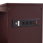 Load image into Gallery viewer, Jade Modern Nightstand - Charging Station with USB Ports &amp; Outlets - Cherry
