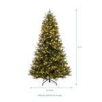 Load image into Gallery viewer, Traditional Pre-Lit Fir Christmas Tree - 6.5 ft
