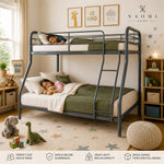 Load image into Gallery viewer, Hollywood Metal Bunk Bed - Gray
