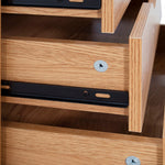 Load image into Gallery viewer, Debbie 7-Drawer Storage Cabinet with Wheels &amp; Tabletop - Natural
