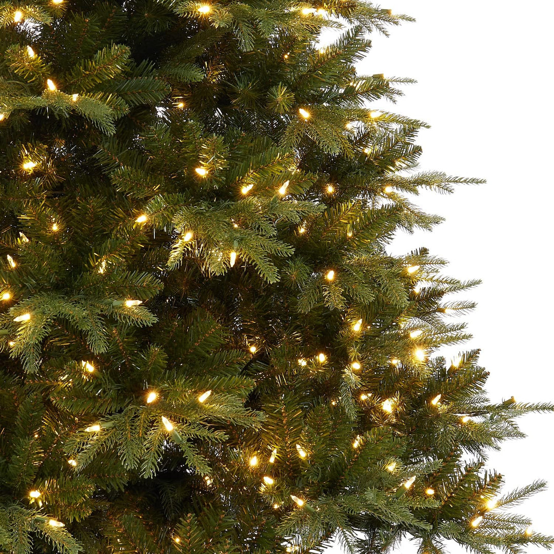 Traditional Pre-Lit Fir Christmas Tree - 9 ft