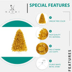 Load image into Gallery viewer, Maria Golden Pre-Lit Christmas Tree - 7.5 ft
