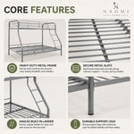 Load image into Gallery viewer, Hollywood Metal Bunk Bed - Gray

