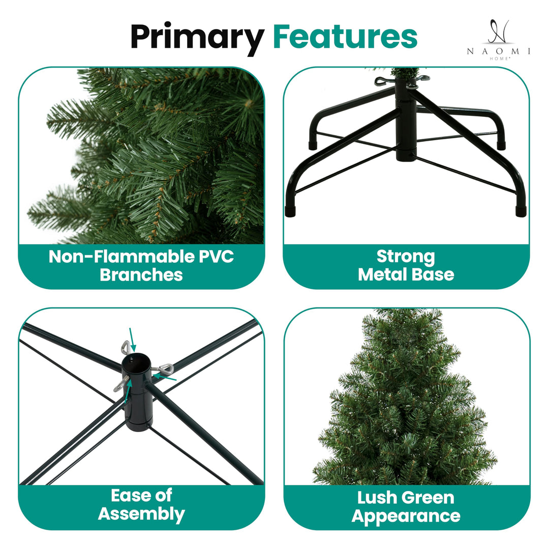 Lucille Unlit Artificial Christmas Tree - 6 ft