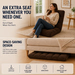 Load image into Gallery viewer, Desmond Adjustable Floor Chair with 14 Reclining Positions - Espresso
