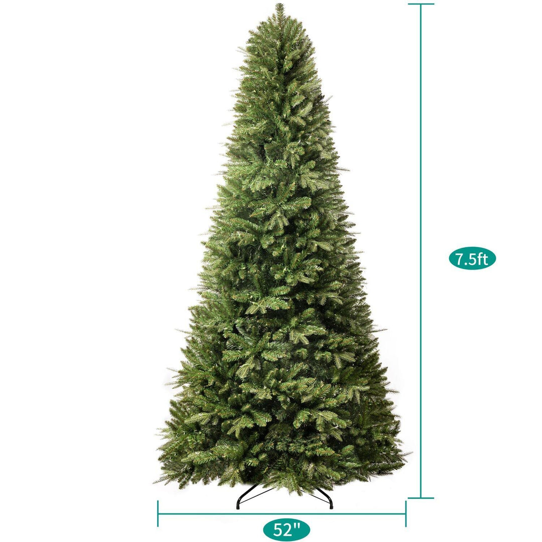 Traditional Pre-Lit Fir Christmas Tree - 7.5 ft