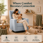 Load image into Gallery viewer, Tanya Power Swivel Glider Recliner with USB Port - Light Gray
