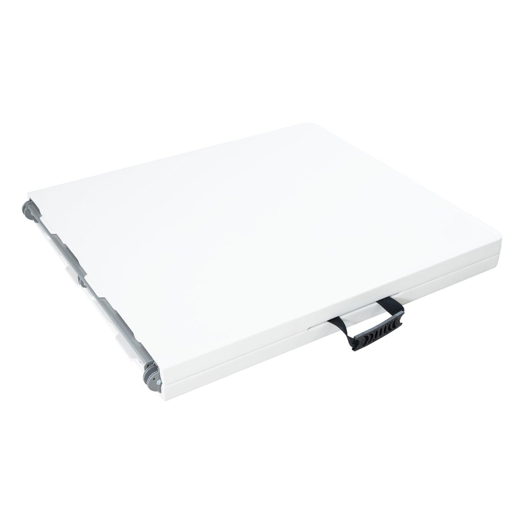 Rectangular Resin Folding Table with Carry Handle - 5 ft