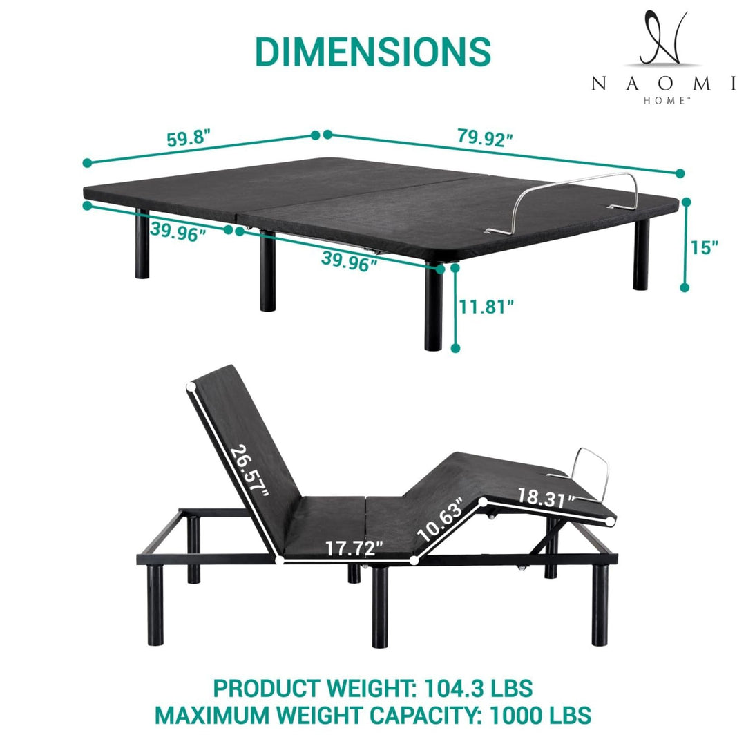 Serenity Adjustable Bed Base with Zero Gravity & USB - Queen