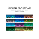 Load image into Gallery viewer, Alice Wall-Mount Electric Fireplace with 12 Flame Colors
