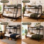 Load image into Gallery viewer, Hollywood Metal Bunk Bed - Black
