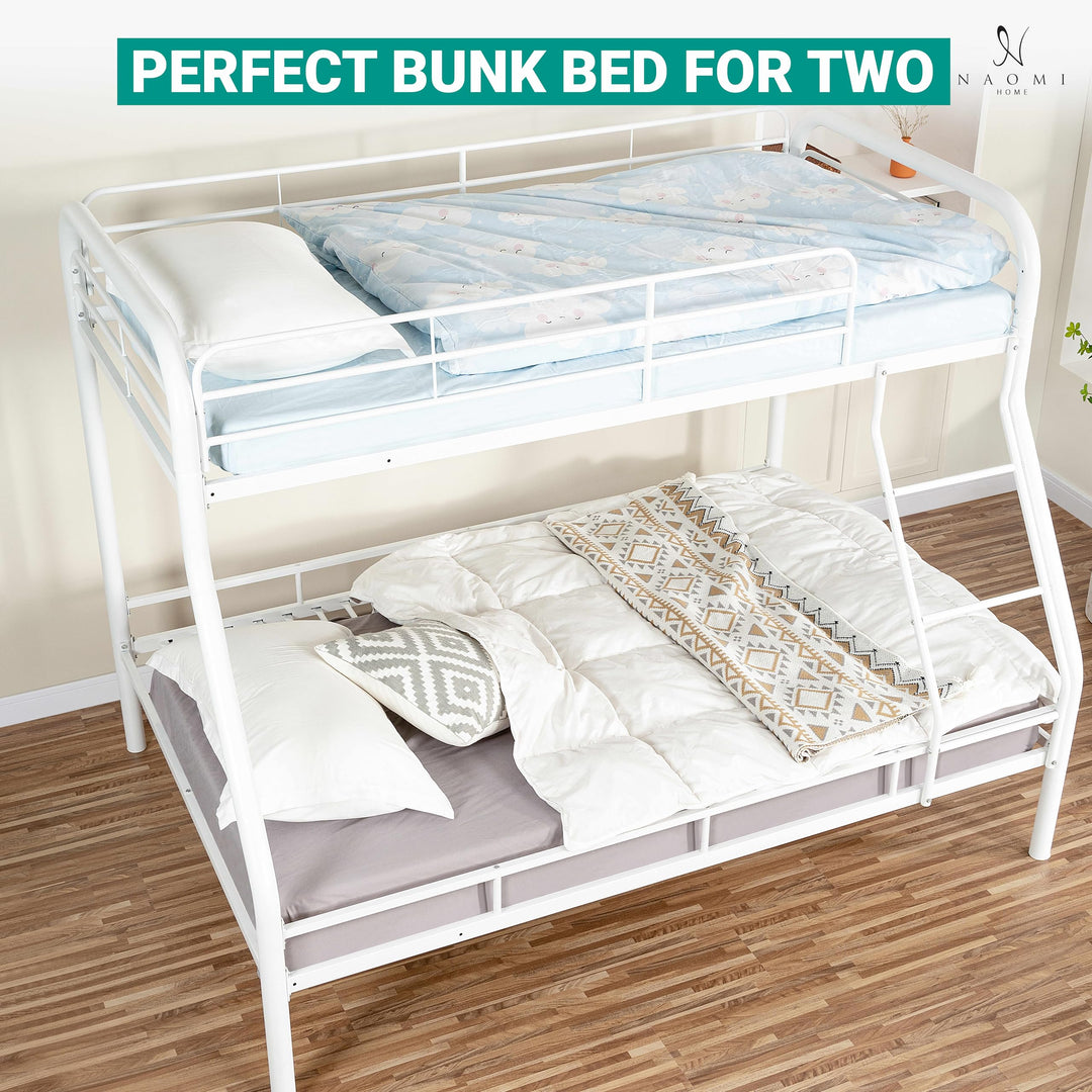 Hollywood Metal Bunk Bed - White
