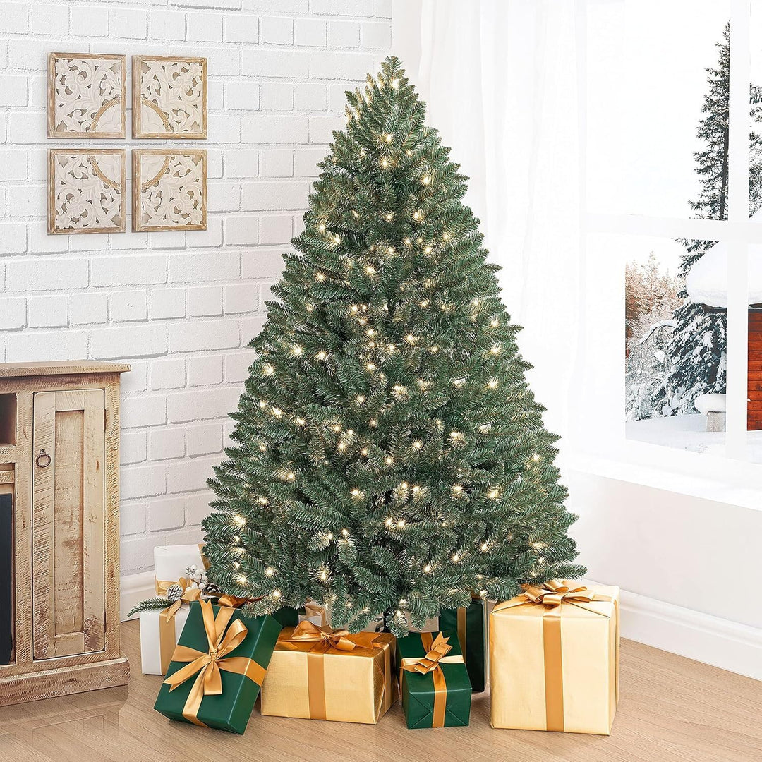 Prague Pre-Lit Artificial Spruce Christmas Tree - 4.5 ft