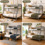 Load image into Gallery viewer, Hollywood Metal Bunk Bed - Gray
