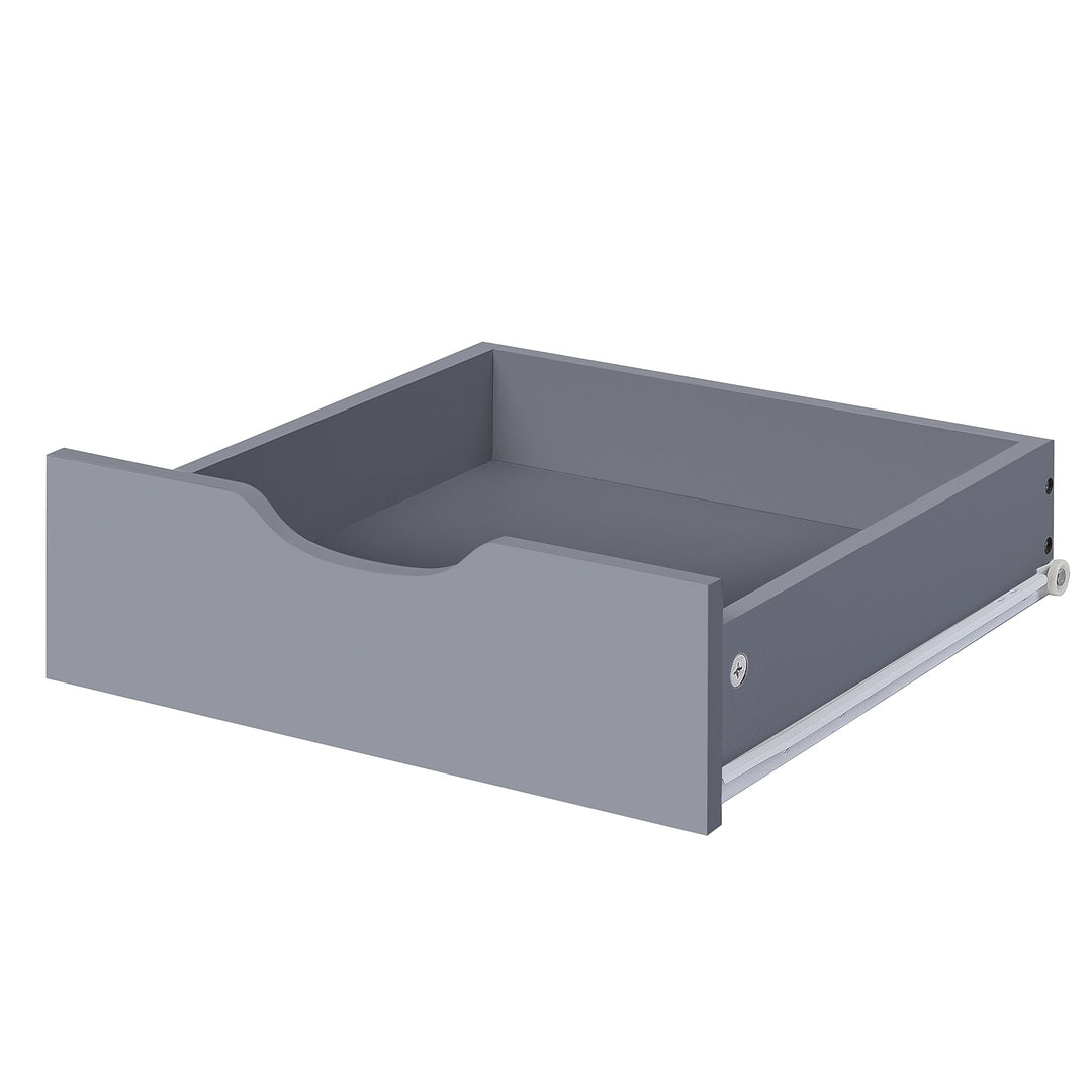 Debbie 7-Drawer Storage Cabinet with Wheels & Tabletop - Gray