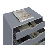 Load image into Gallery viewer, Bianca 9-Drawer Vertical Storage Cabinet with Tabletop - Gray
