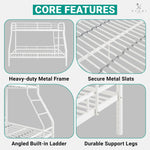 Load image into Gallery viewer, Hollywood Metal Bunk Bed - White
