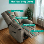 Load image into Gallery viewer, Doris Power Lift Recliner with Massage &amp; Heat - Gray
