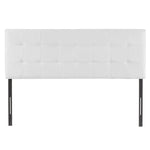 Load image into Gallery viewer, Jessenia Upholstered Headboard for Full Queen - White
