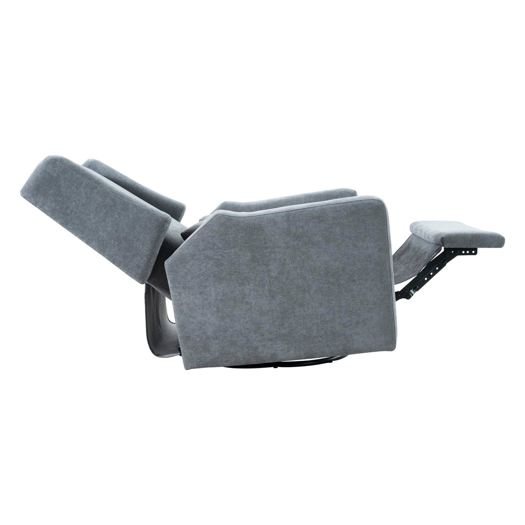 Tanya Power Swivel Glider Recliner with USB Port - Gray