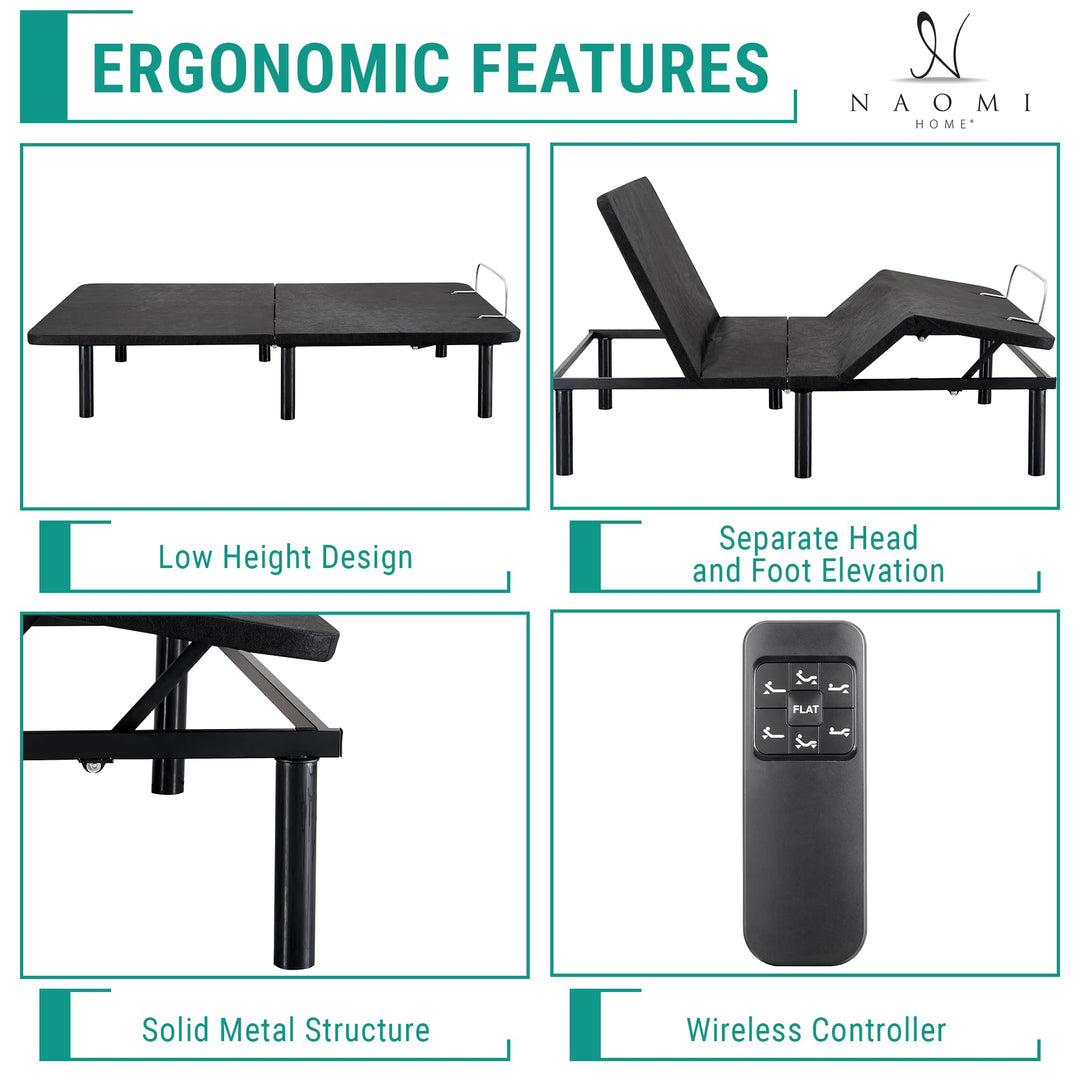 Serenity Adjustable Bed Base with Zero Gravity & USB - Queen