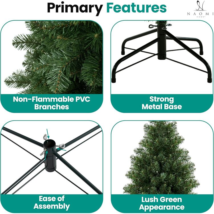 Lucille Unlit Artificial Christmas Tree - 6 ft