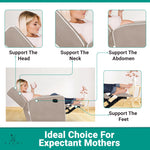 Load image into Gallery viewer, Odelia Swivel Rocker Recliner with Adjustable Footrest - Mocha
