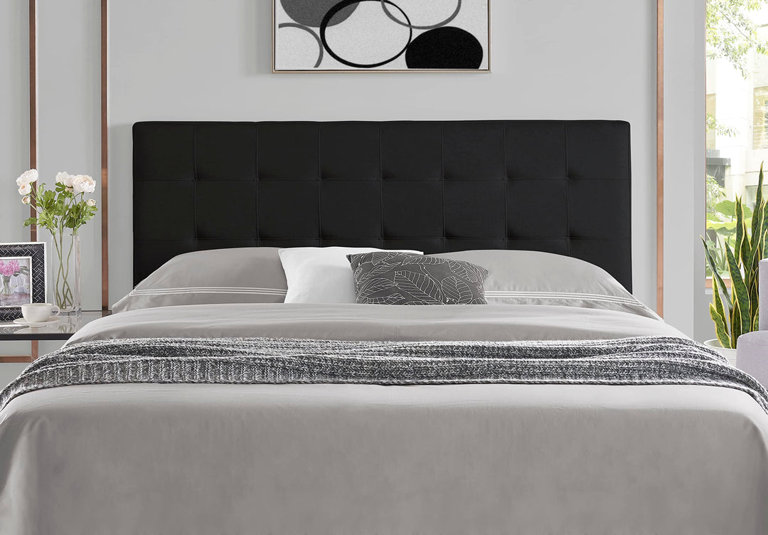 Jessenia Upholstered Headboard for Full Queen - Black