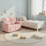 Load image into Gallery viewer, Suri Kids Recliner Loveseat with Dual Cup Holders - Pink / Pvc
