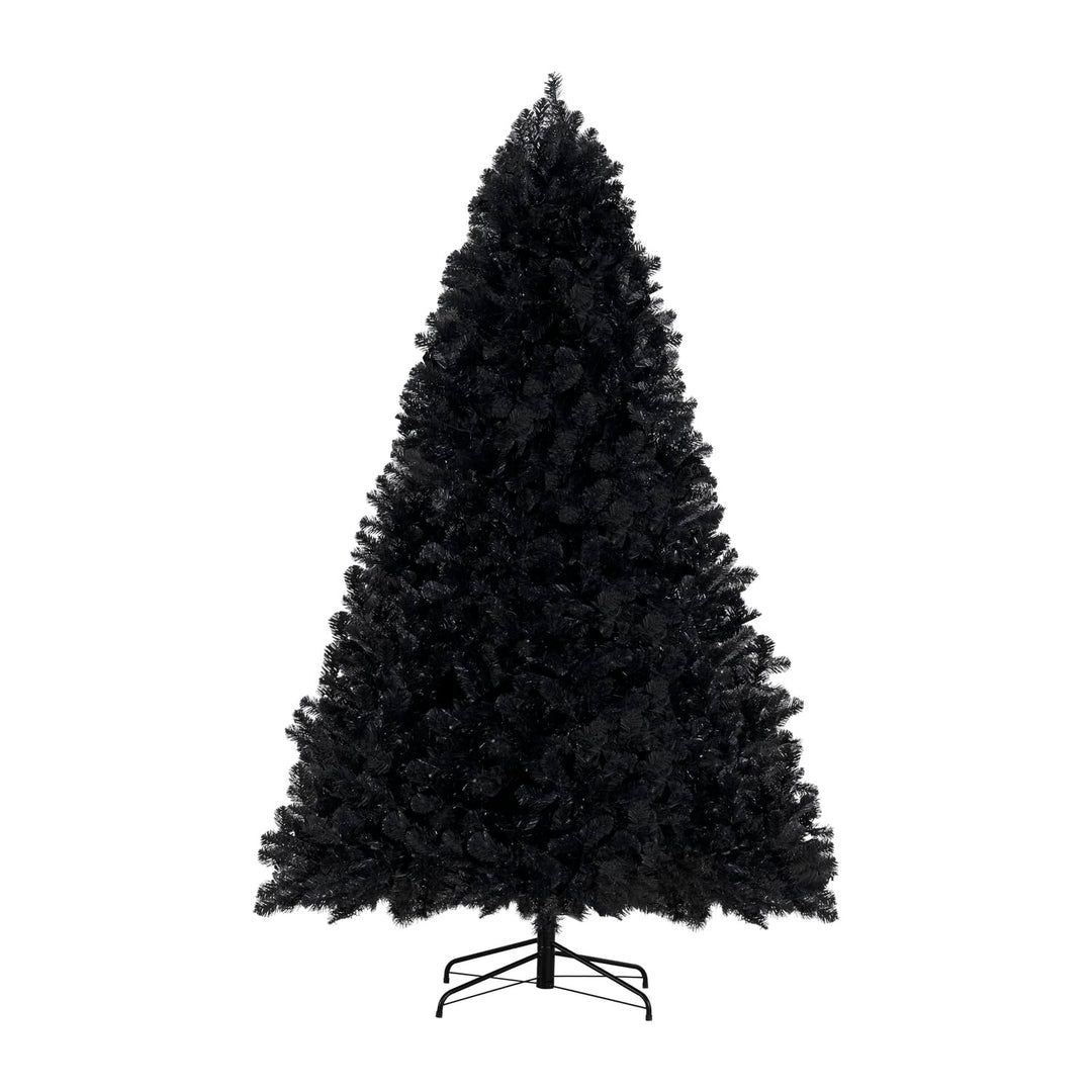 Dakota Black Pre-Lit Christmas Tree with Warm Lights - 6.5 ft