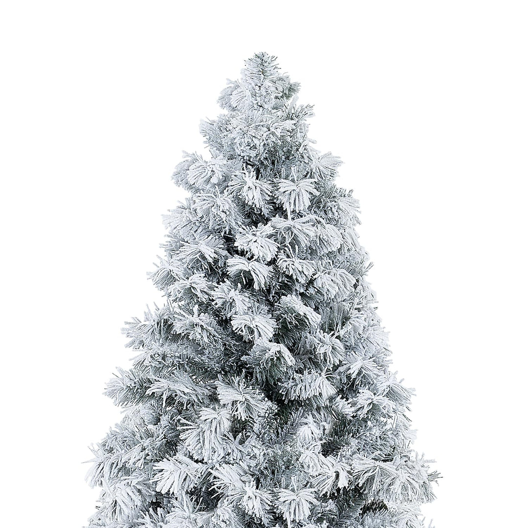 Skylar Snow Flocked Alaskan Pine Tree - 6.5 ft