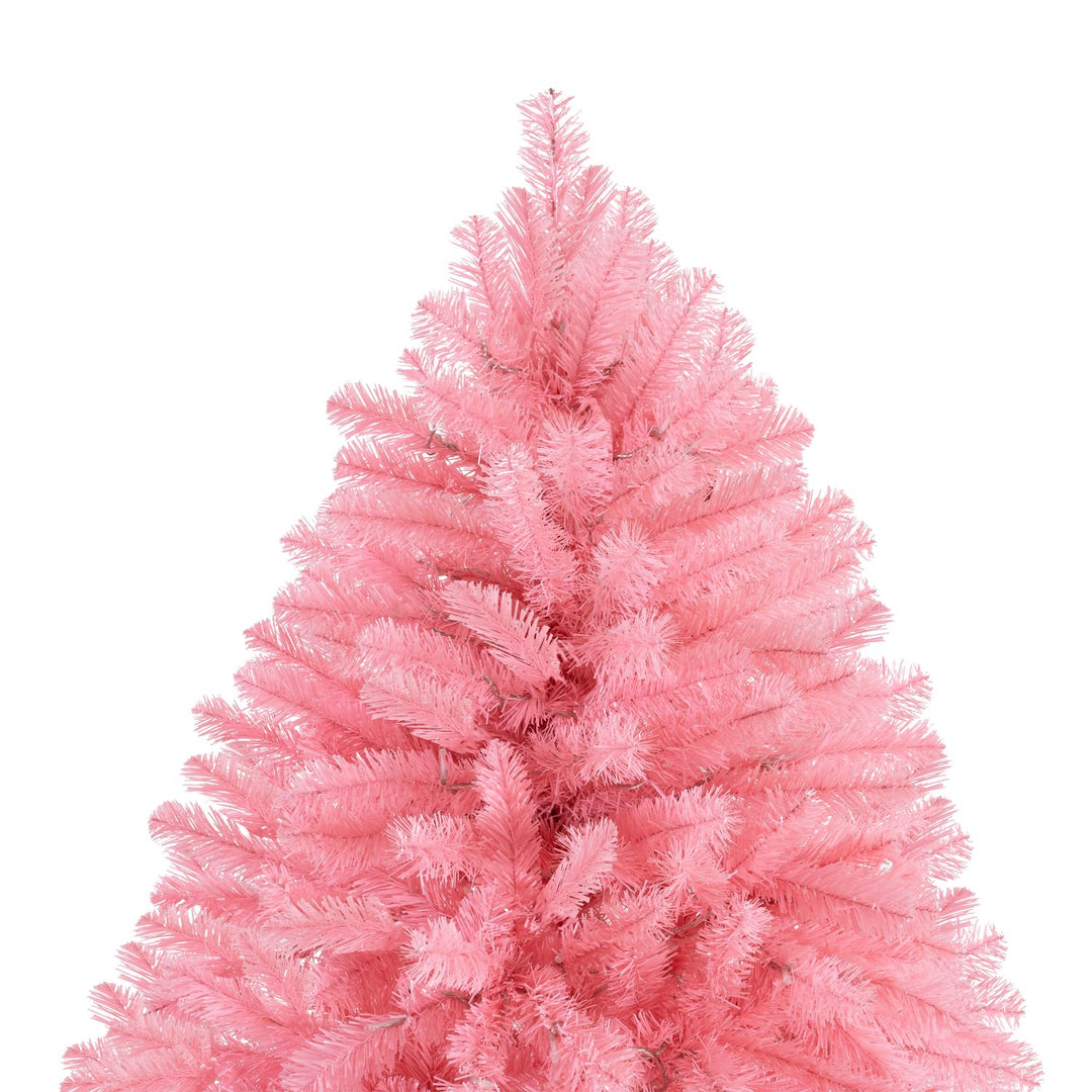 Martina Pink Pre-Lit Christmas Tree with Warm Lights - 7.5 ft