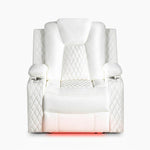 Load image into Gallery viewer, Chicago Power Recliner with LED Lights &amp; USB Charging - White
