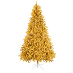 Load image into Gallery viewer, Maria Golden Pre-Lit Christmas Tree - 9 ft

