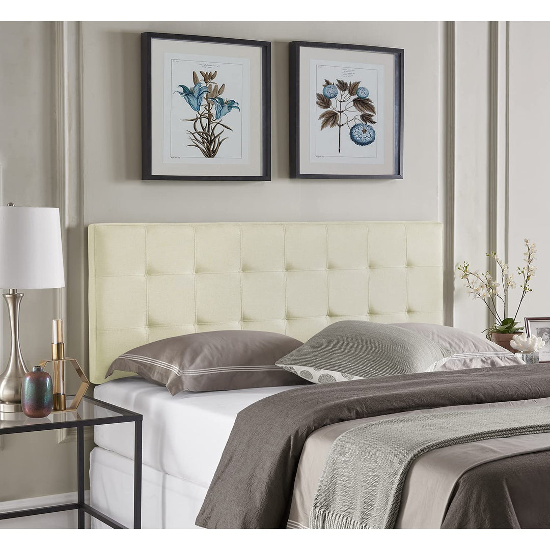 Jessenia Upholstered Headboard for Full Queen - Cream